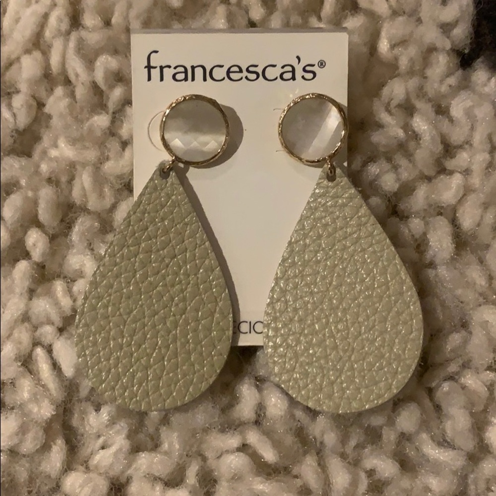 Francesca’s brand new earrings